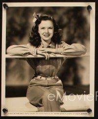 1x810 GLORIA JEAN 5 8x10 stills '40s-50s cool close up and full-length portraits of the young star!