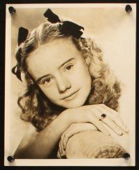 1x638 PEGGY ANN GARNER 8 8x10 stills '40s cool close up and full-length portraits of the child star