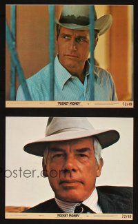 1x324 POCKET MONEY 8 8x10 mini LCs '72 cool western image of Paul Newman, Lee Marvin!