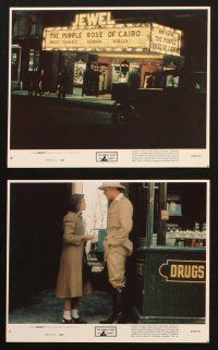 1x326 PURPLE ROSE OF CAIRO 8 8x10 mini LCs '85 directed by Woody Allen, Jeff Daniels, Mia Farrow