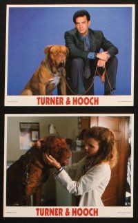 1x383 TURNER & HOOCH 7 8x10 mini LCs '89 great images of Tom Hanks and huge grungy dog!
