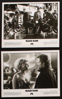 1x006 BLACK RAIN presskit w/ 24 stills '89 Ridley Scott, U.S. cop Michael Douglas in Japan!