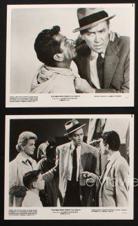 1x219 MAN WHO KNEW TOO MUCH presskit w/ 4 stills R83 James Stewart, directed by Alfred Hitchcock!