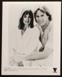 1x004 STAR GAMES TV presskit w/ 26 stills '85 cool sports images of Bruce Jenner, Pam Sue Martin!