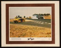 1y117 MAD MAX 8x10 mini LC #4 on 11x14 '80 Aussie cop Mel Gibson chasing psychos driving black car!