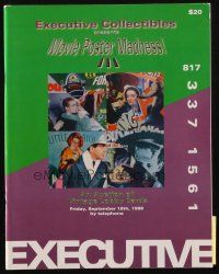 1y445 EXECUTIVE COLLECTIBLES GALLERY 09/18/98 auction catalog '98 Movie Poster Madness III!