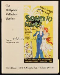 1y453 HOWARD LOWERY 09/23/95 auction catalog '95 The Hollywood Collectors Auction, color images!