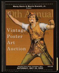 1y468 VINTAGE POSTER ART AUCTION 05/25/02 auction catalog '02 filled with great poster images!