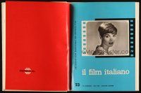 1y007 IL FILM ITALIANO 1958 German hardcover bound volume '58 4 issues of the magazine together!