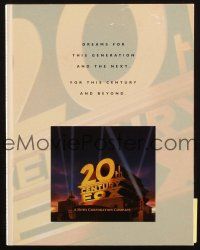 1y026 20TH CENTURY FOX 1996 campaign book '96 live action X-Men & Silver Surfer, Titanic!