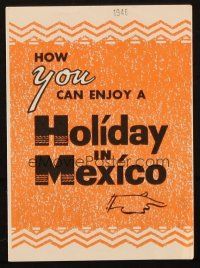 1y173 HOLIDAY IN MEXICO herald '46 Walter Pidgeon, Jose Iturbi, Hirschfeld art of Xavier Cugat!