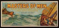 1y184 MASTERS OF MEN herald '23 Earle Williams, Alice Calhoun, cool seafaring art!