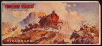 1y189 PIONEER TRAILS herald '23 Cullen Landis, cool cowboys & Native American Indians artwork!