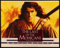 1y070 LAST OF THE MOHICANS set of 8 11x14 color litho prints '92 Daniel Day Lewis, Madeleine Stowe