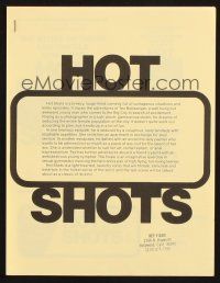 1y637 CHEESE pressbook '74 Hot Shots, the story of those centerfold nymphets!
