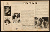 1y477 ECSTASY Swedish pressbook '33 Hedy Lamarr's early nudie, great image of Swedish affiche!
