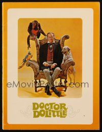 1y353 DOCTOR DOLITTLE souvenir program book '67 Rex Harrison speaks with animals, Richard Fleischer