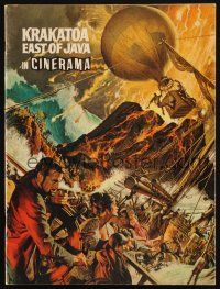 1y368 KRAKATOA EAST OF JAVA souvenir program book '69 shook the Earth to its core, Cinerama!