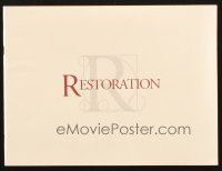 1y385 RESTORATION souvenir program book '95 Meg Ryan, Robert Downey Jr. temptation has its price!