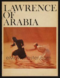1y369 LAWRENCE OF ARABIA program book '62 David Lean classic starring Peter O'Toole!