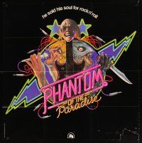 1y014 PHANTOM OF THE PARADISE 36x36 soundtrack poster '74 Brian De Palma, art by John Alvin!
