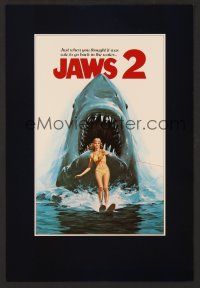 1y082 JAWS 2 trade ad '78 just when you thought it was safe to go back in the water, Lou Feck art!