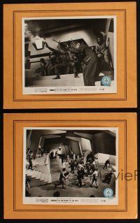 1y113 CONQUEST OF THE PLANET OF THE APES 4 8x10 stills on 11x14s '72 Roddy McDowall, Montalban!