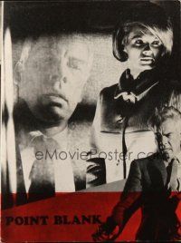 1y300 POINT BLANK Danish program '67 Lee Marvin, Angie Dickinson, John Boorman film noir!