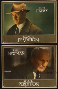 1y022 ROAD TO PERDITION set of 11 lobby cards '02 Sam Mendes, Tom Hanks, Paul Newman, Jude Law