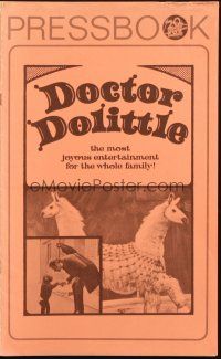1y684 DOCTOR DOLITTLE pressbook R69 Rex Harrison speaks w/ animals, directed by Richard Fleischer!