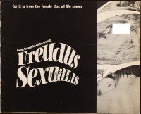 1y742 FREUDUS SEXUALIS pressbook '65 the sexy story of a man and his woman!