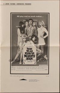 1y805 HERE WE GO ROUND THE MULBERRY BUSH pressbook '68 Judy Geeson, Barry Evans, Angela Scoular!