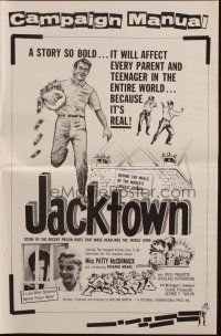 1y837 JACKTOWN pressbook '62 Patty McCormack behind the walls of the world's largest prison!