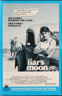 1y858 LIAR'S MOON pressbook '82 poor Matt Dillon worked the land Cindy Fisher's family owned!