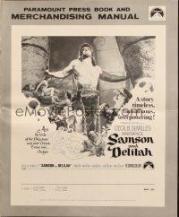 1y928 SAMSON & DELILAH pressbook R68 Hedy Lamarr & Victor Mature, Cecil B. DeMille classic!