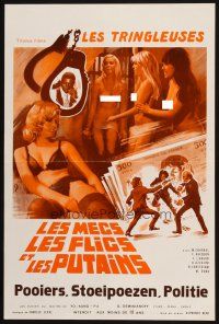 1z635 LES TRINGLEUSES Belgian '78 Michel Charrel, Francois Guedon, art of sexy nearly naked women!