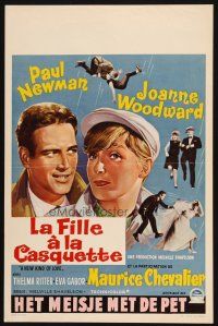 1z662 NEW KIND OF LOVE Belgian '63 Paul Newman loves Joanne Woodward, different art!