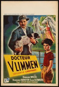 1z711 SKANDAL UM DR. VLIMMEN Belgian '56 Bernhard Wicki, Heidemarie Hatheyer, art of veterinarian!