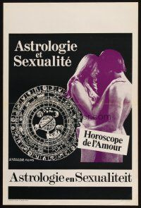 1z751 WENN DIE JUNGFRAU MIT DEM STIER Belgian '71 art of naked lovers & Zodiac wheel!