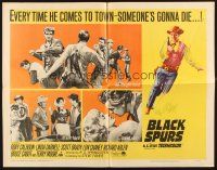 1z048 BLACK SPURS 1/2sh '65 every time Rory Calhoun comes to town, someone's gonna die!