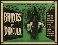 1z061 BRIDES OF DRACULA 1/2sh '60 Terence Fisher, Hammer, Peter Cushing as Van Helsing!