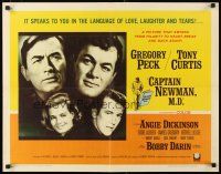 1z071 CAPTAIN NEWMAN, M.D. 1/2sh '64 Gregory Peck, Tony Curtis, Angie Dickinson, Bobby Darin