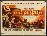 1z084 CHINA GATE 1/2sh '57 Samuel Fuller, Angie Dickinson, Gene Barry, Nat King Cole!