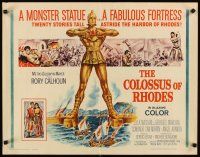 1z092 COLOSSUS OF RHODES 1/2sh '61 Sergio Leone's Il colosso di Rodi, mythological Greek giant!