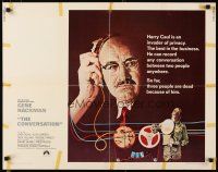 1z094 CONVERSATION 1/2sh '74 Gene Hackman is an invader of privacy, Francis Ford Coppola directed!