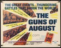 1z172 GUNS OF AUGUST 1/2sh '64 World War I documentary, narrated by Fritz Weaver!