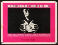 1z186 HOUR OF THE WOLF 1/2sh '68 Ingmar Bergman's Vargtimmen, Liv Ullmann, Max Von Sydow