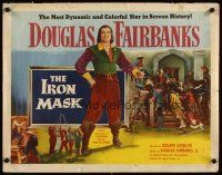 1z207 IRON MASK 1/2sh R53 cool image of Douglas Fairbanks, Sr w/sword!