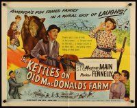 1z223 KETTLES ON OLD MacDONALD'S FARM 1/2sh '57 Marjorie Main & Parker Fennelly in the Ozarks!