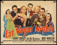 1z237 LAS VEGAS NIGHTS style B 1/2sh '41 Tommy Dorsey, Bert Wheeler, Constance Moore & more!